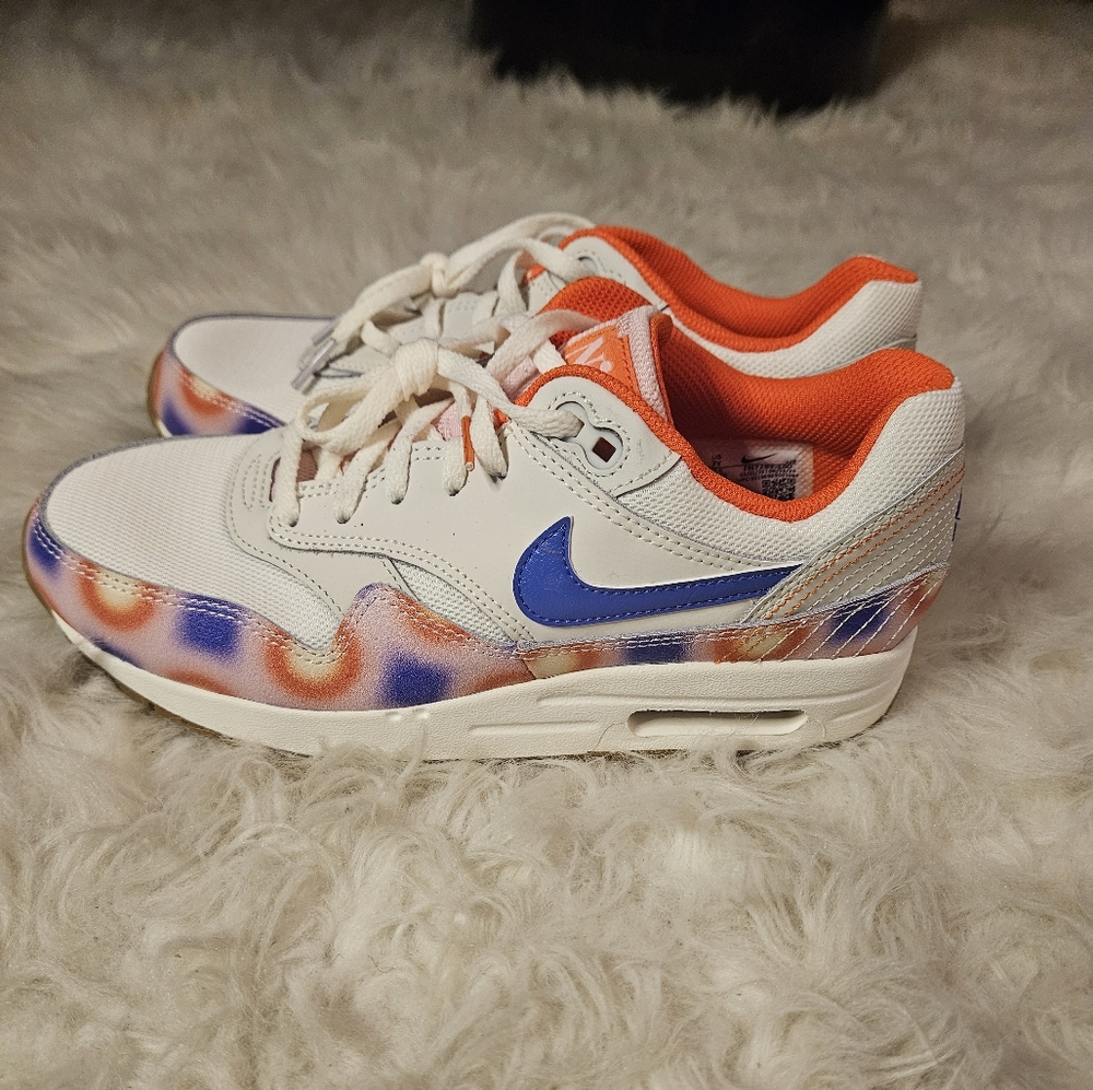 GS NIKE AIR FORCE 1 SE SAIL FOOTBALL/ GREY BLUE JOY